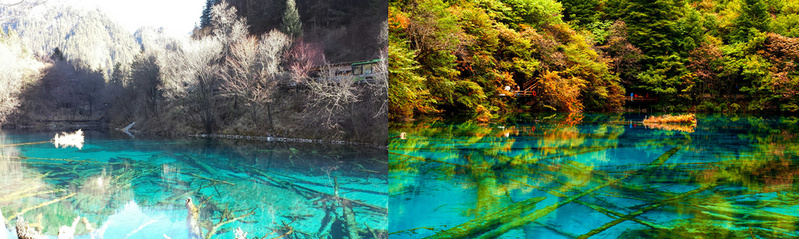 四川九寨溝景區