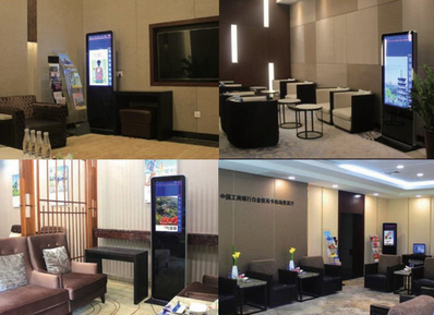 廈門機場貴賓室、頭等艙電子刷屏廣告