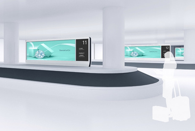 國內行李提取廳LED屏廣告 國內行李提取廳LED屏廣告