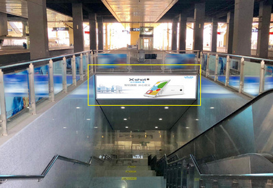 西寧站出站通道燈箱廣告案例圖 西寧站出站通道燈箱廣告案例圖