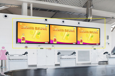 行李提取廳上方看板廣告 行李提取廳上方看板廣告