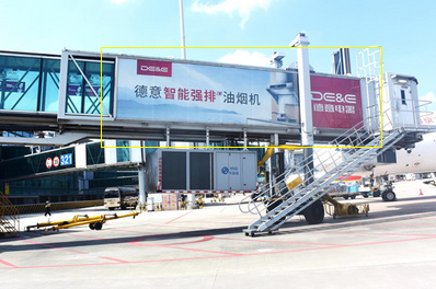 T3航站樓廊橋外貼膜廣告 T3航站樓廊橋外貼膜廣告