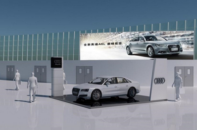 右側通道叉路綠植區展位廣告 右側通道叉路綠植區展位廣告