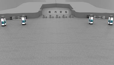 地下一層公共區兩面落地燈箱廣告 地下一層公共區兩面落地燈箱廣告