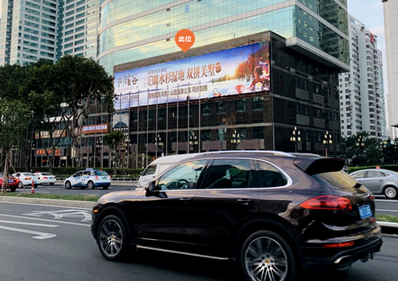 深圳福田區聯合廣場裙樓墻體廣告 深圳福田區聯合廣場裙樓墻體廣告