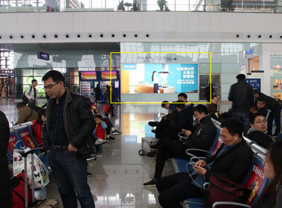 合肥南站出發層墻體燈箱廣告 合肥南站出發層墻體燈箱廣告