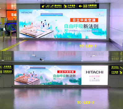 銀川機場LED屏廣告案例圖