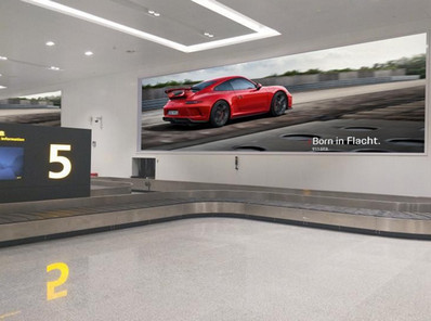 桂林機場國際行李廳墻面燈箱廣告 桂林機場國際行李廳墻面燈箱廣告