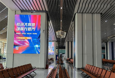 龍川西站候車大廳柱面燈箱廣告 龍川西站候車大廳柱面燈箱廣告