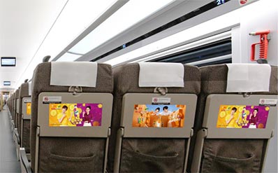 復興號列車桌貼廣告 復興號列車桌貼廣告