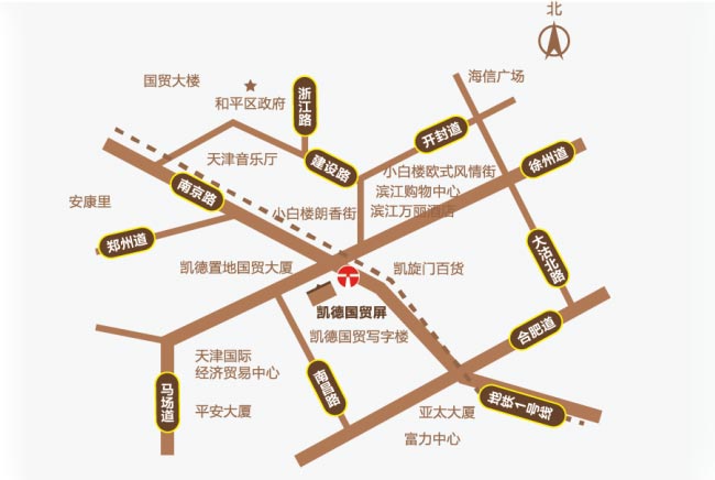 凱德國貿區位圖