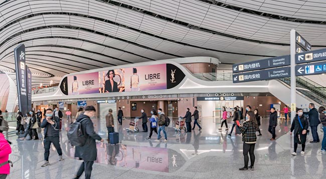 北京大興機場出發區LED媒體都有哪些優勢？