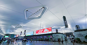 寧波機場最醒目廣告位價格多少錢？寧波機場航站樓值機安檢廣告牌