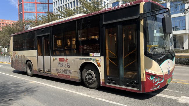 深圳公交廣告北環大道特產臘腸廣告案例，深圳公交車身廣告價格收費