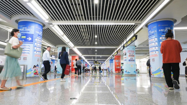 南寧地鐵3號線總部基地站廣告投放種類，南寧地鐵站內廣告價格