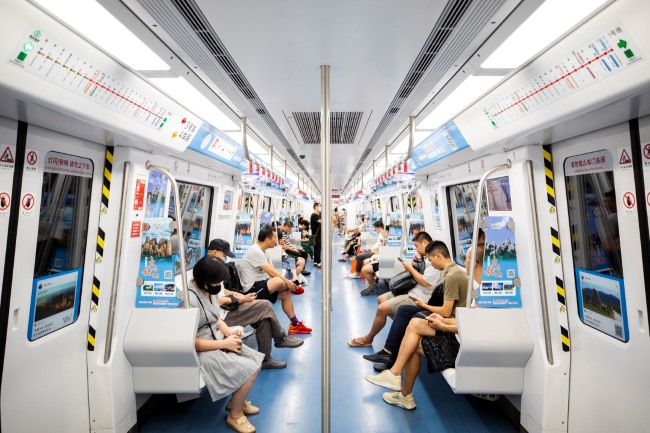 福州地鐵車內貼紙內包車廣告文旅投放案例，福州地鐵列車廣告價格