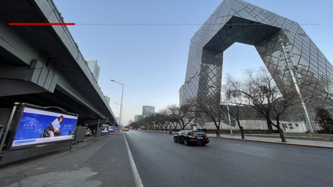 北京三環(huán)國貿燈箱圍擋大牌廣告投放，北京大屏廣告價格