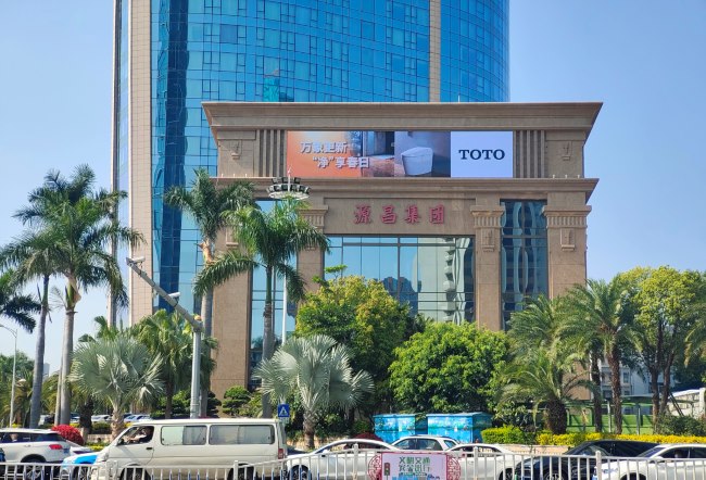 廈門湖濱南路凱賓斯基戶外LED廣告投放，廈門島內(nèi)大屏廣告價格