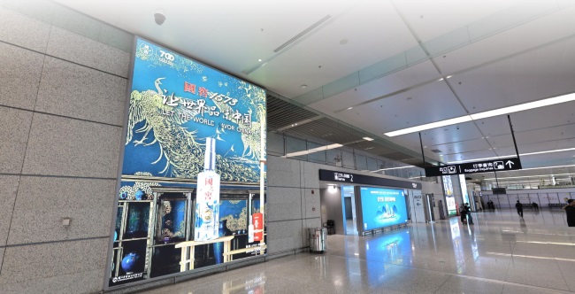 寧波機場到達出口中央廣告投放，寧波機場行李廳出口燈箱廣告