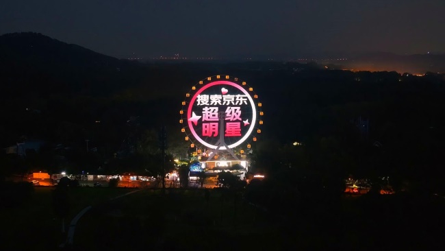武漢東湖之眼摩天輪巨幕：景區地標的璀璨品牌光環