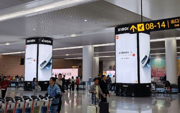 重慶機場春運假期熱門廣告位價格？重慶江北機場出發到達LED廣告