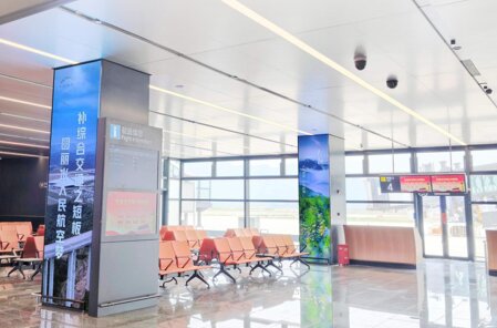 第一戶外傳媒麗水機場候機廳立柱燈箱廣告 第一戶外傳媒麗水機場候機廳立柱燈箱廣告