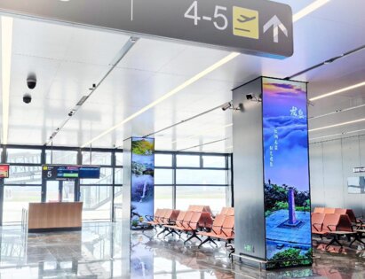 第一戶外傳媒麗水機場候機廳立柱燈箱廣告 第一戶外傳媒麗水機場候機廳立柱燈箱廣告