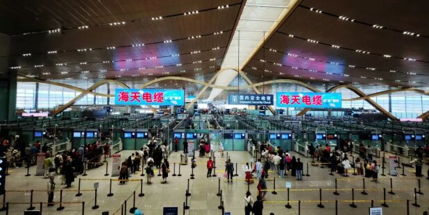 海天電纜-昆明長水國際機場廣告