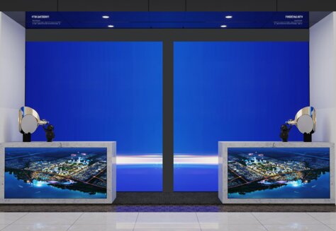 深圳第一戶外傳媒-深圳蓮塘口岸一層主通道出入口展位 深圳第一戶外傳媒-深圳蓮塘口岸一層主通道出入口展位