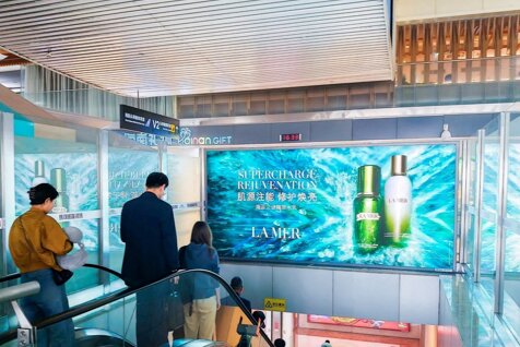 第一戶外傳媒-三亞鳳凰機場T1國內到達行李廳梯楣燈箱 第一戶外傳媒-三亞鳳凰機場T1國內到達行李廳梯楣燈箱