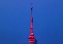 武漢龜山電視塔地標(biāo)廣告-武漢龜山電視塔燈光秀廣告