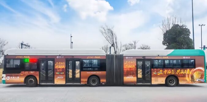 第一戶外傳媒-鹽城公交車身廣告案例