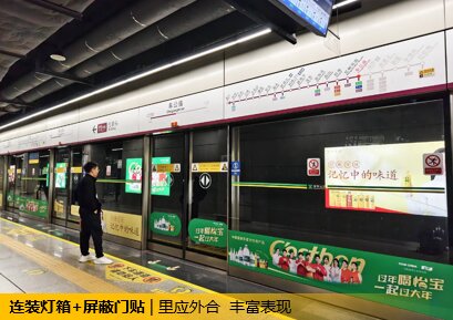 第一戶外傳媒-深圳地鐵屏蔽門貼廣告
